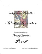 Mirabile Mysterium SATB choral sheet music cover